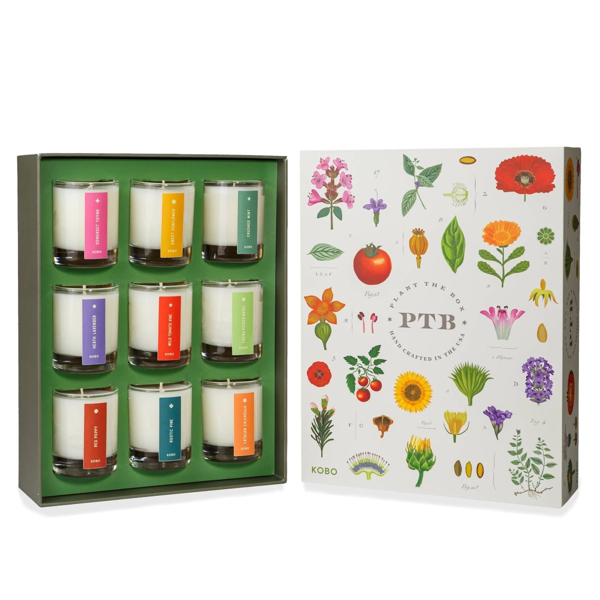KOBO Plant the Box Votive Gift Set - The Savory Pantry