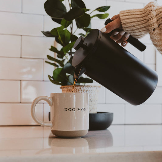 Dog Mom Stoneware Mug