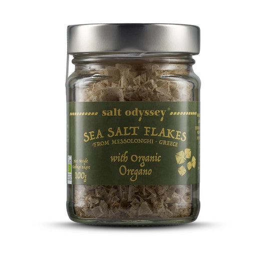 Sea Salt Flakes with Organic Oregano