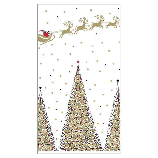 Joyeux Noel Paper Guest Towels / Buffet Napkins