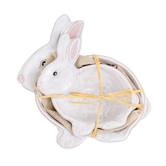 Callie Bunny Nesting Dishes | Set of 2