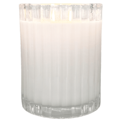 Dwell Bergamot + Mahogany Fluted Coconut Wax Candle - The Savory Pantry