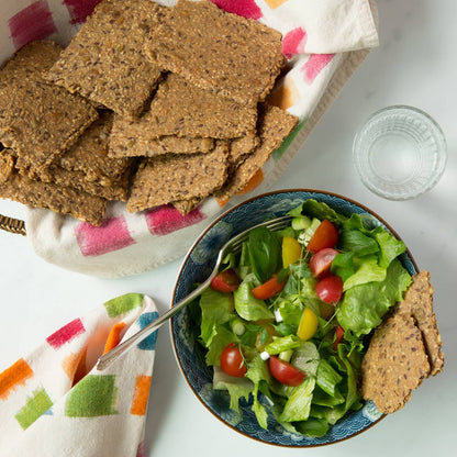Plant-Based Cheese Norwegian Crisp Bread - The Savory Pantry