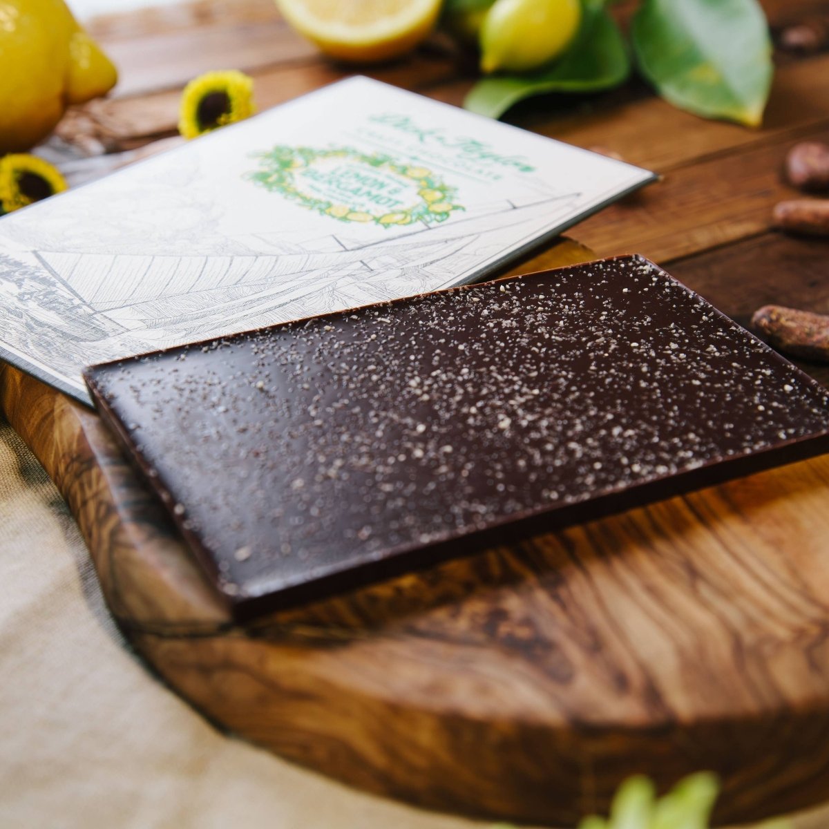Lemon Bergamot 65% Dark Chocolate - The Savory Pantry