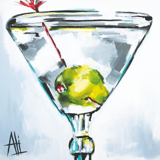 Art of the Martini Cocktail Napkin