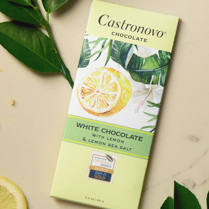 Castronovo | White Chocolate with Sicilian Lemon Oil & Lemon Salt - The Savory Pantry