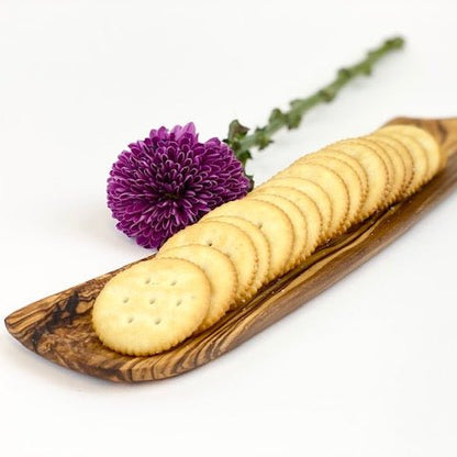 Olive Wood Cracker Tray - The Savory Pantry