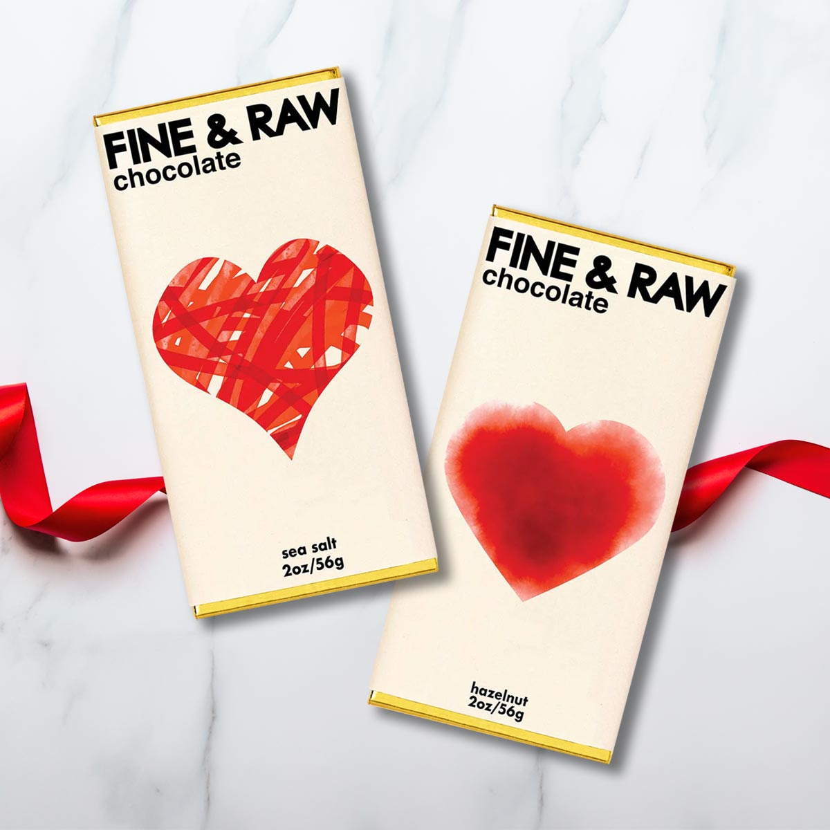 Fine & Raw Valentine's Bar Duo