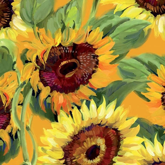 Girasole Bouquet Cocktail Napkin