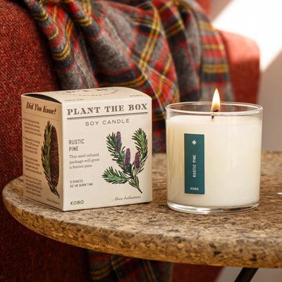 KOBO Rustic Pine Pure Seed Candle - The Savory Pantry