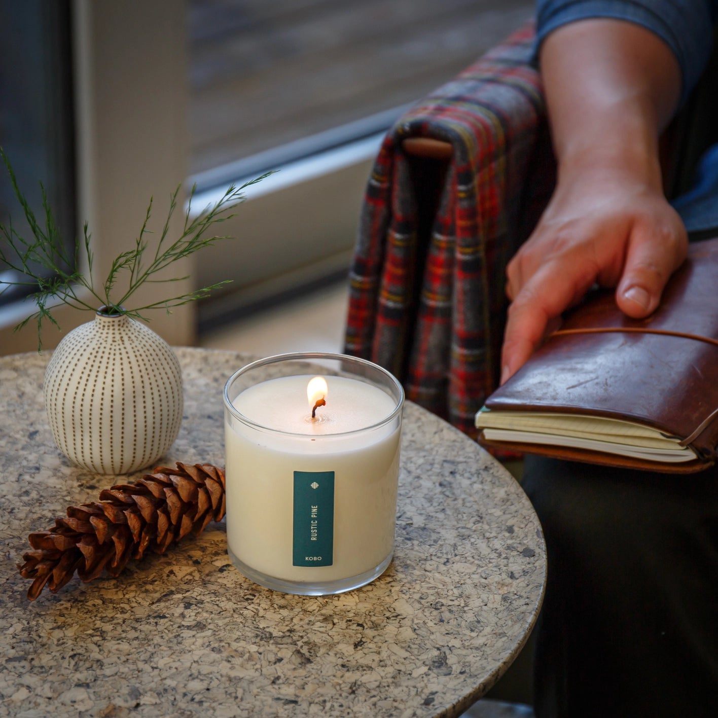 KOBO Rustic Pine Pure Seed Candle