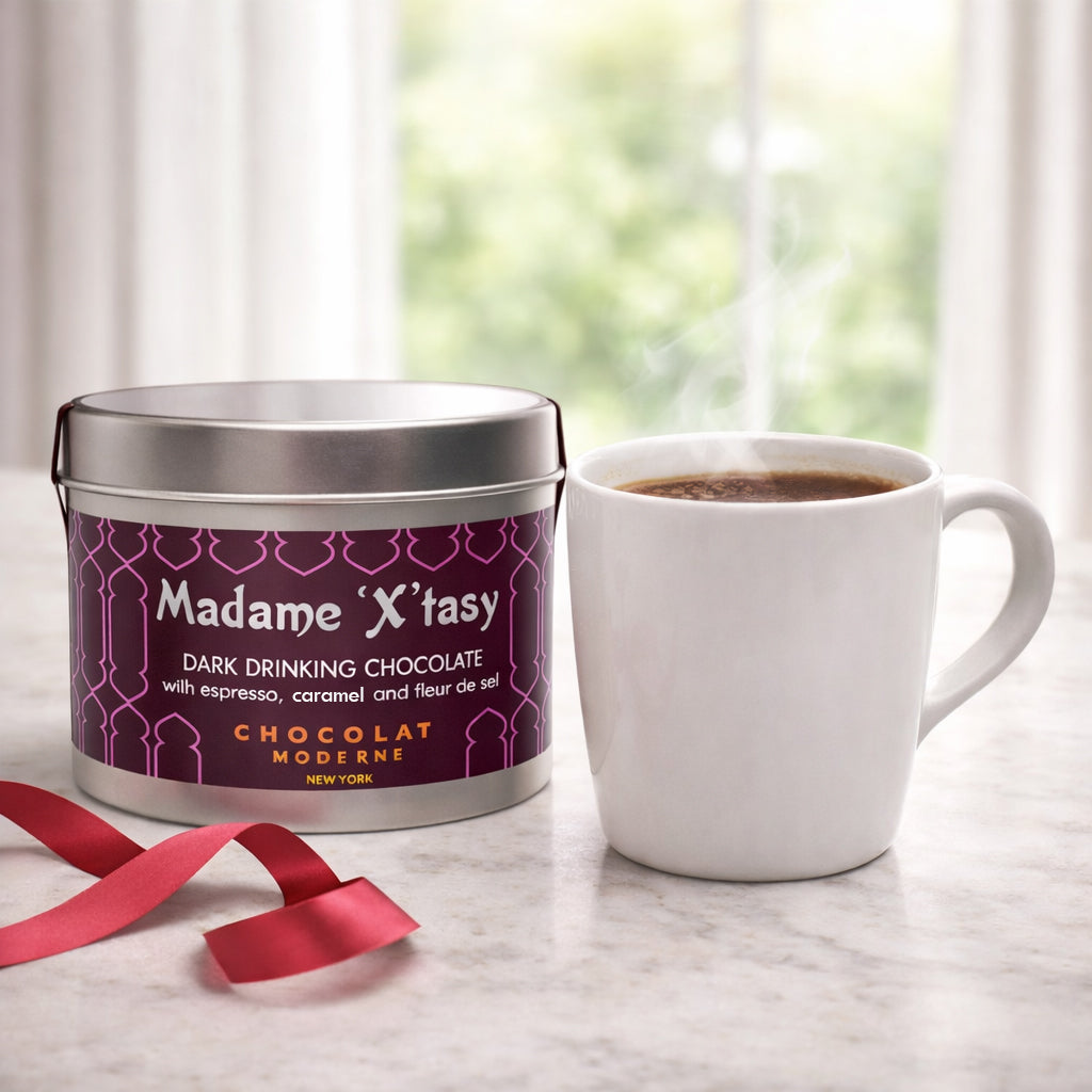 Madame 'X'tasy Drinking Chocolate with Espresso, Caramel & Fleur de Sel