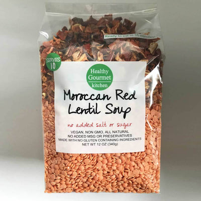 Moroccan Red Lentil Soup (6 Pack) - The Savory Pantry