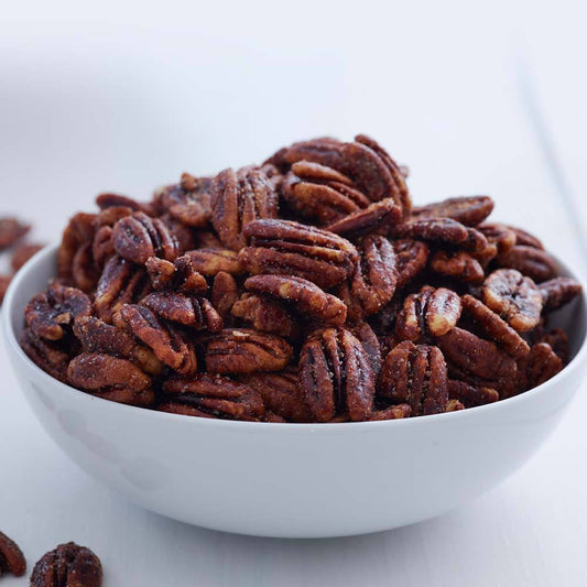 Sweet & Spicy Glazed Pecans