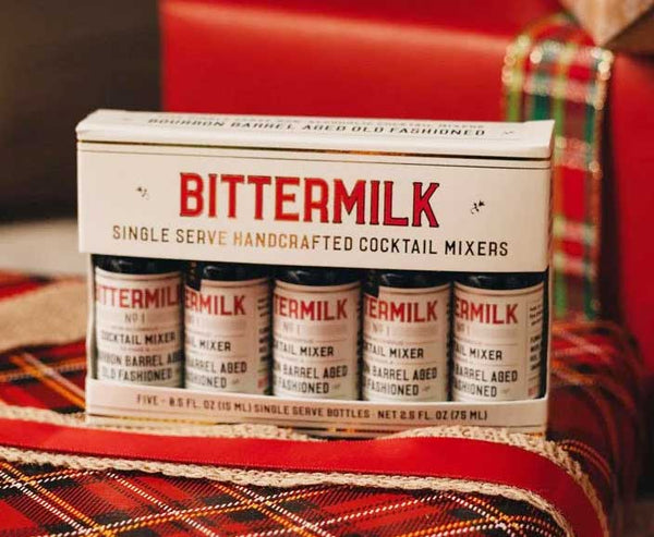 Chocolate bars, pepper jelly, bitters and flavored salt gourmet stocking stuffers