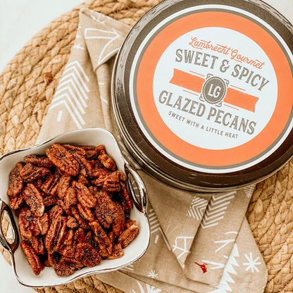 Sweet & Spicy Glazed Pecans