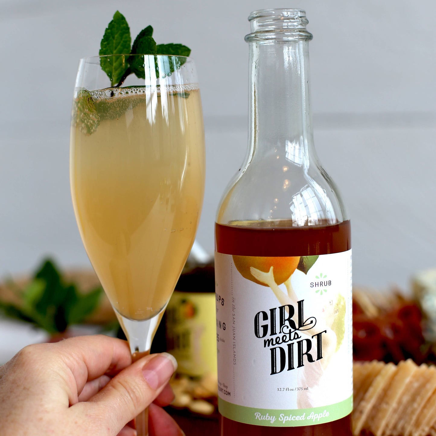 Ruby Spiced Apple Shrub