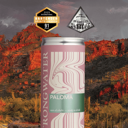 NA Sparkling Paloma Mocktail - The Savory Pantry