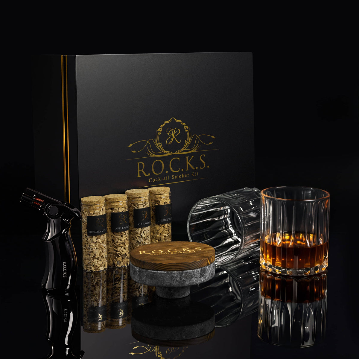 Whiskey & Cocktail Smoker Kit Gift Set