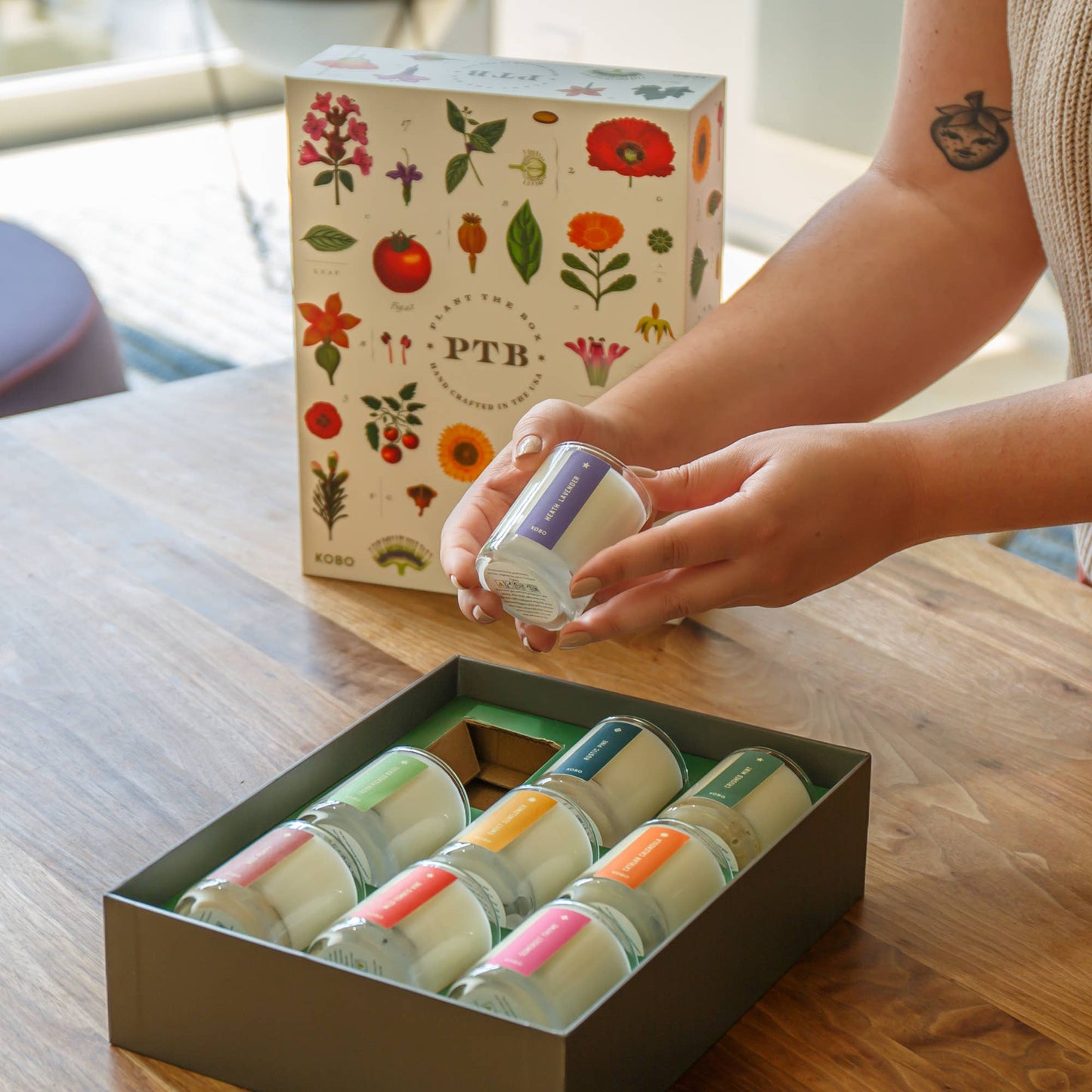 KOBO Plant the Box Votive Gift Set