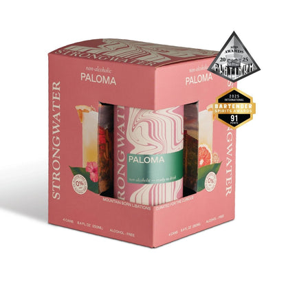 NA Sparkling Paloma Mocktail - The Savory Pantry