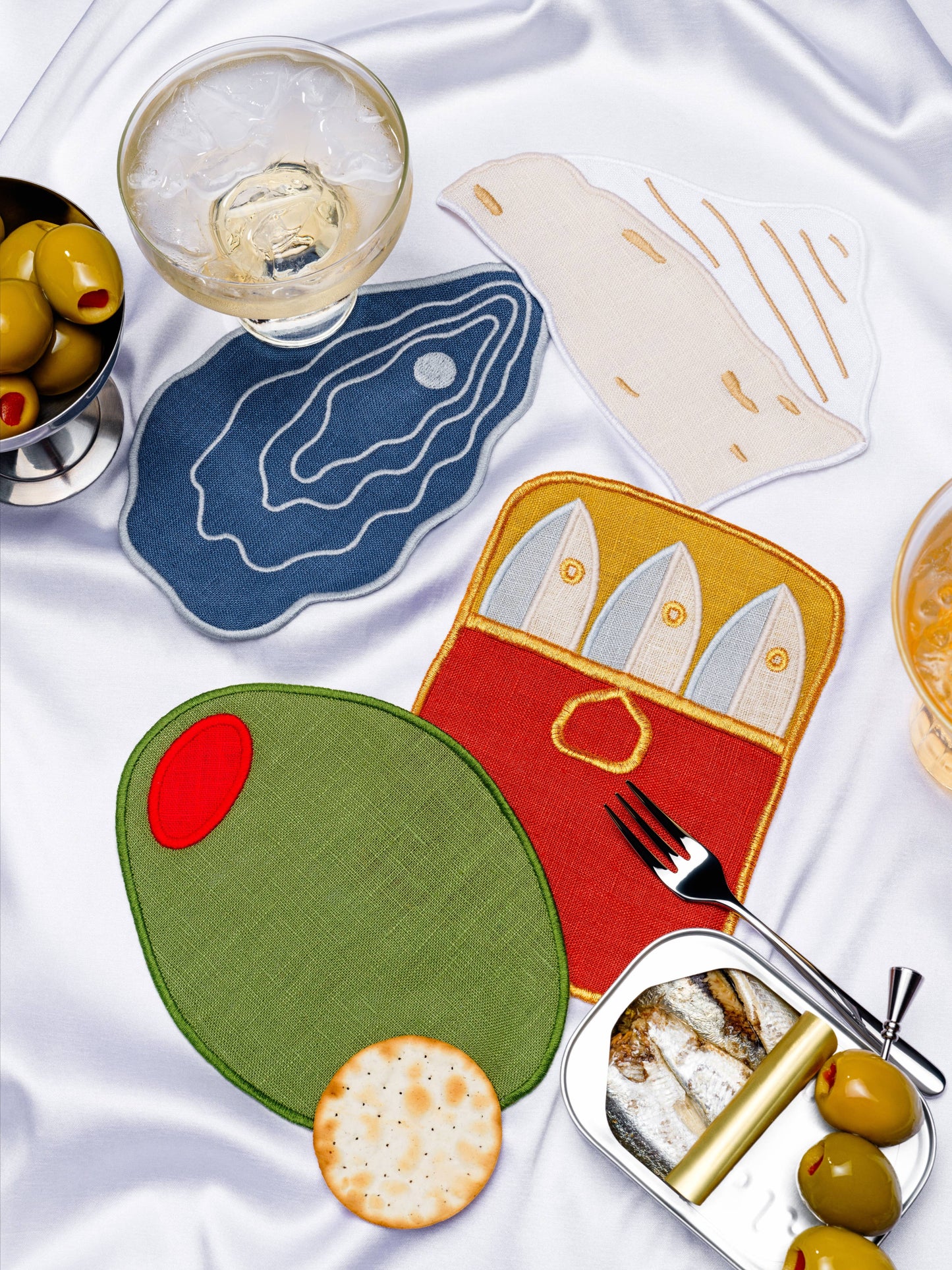 Hors D'Oeuvres Cocktail Napkins | Set of 4