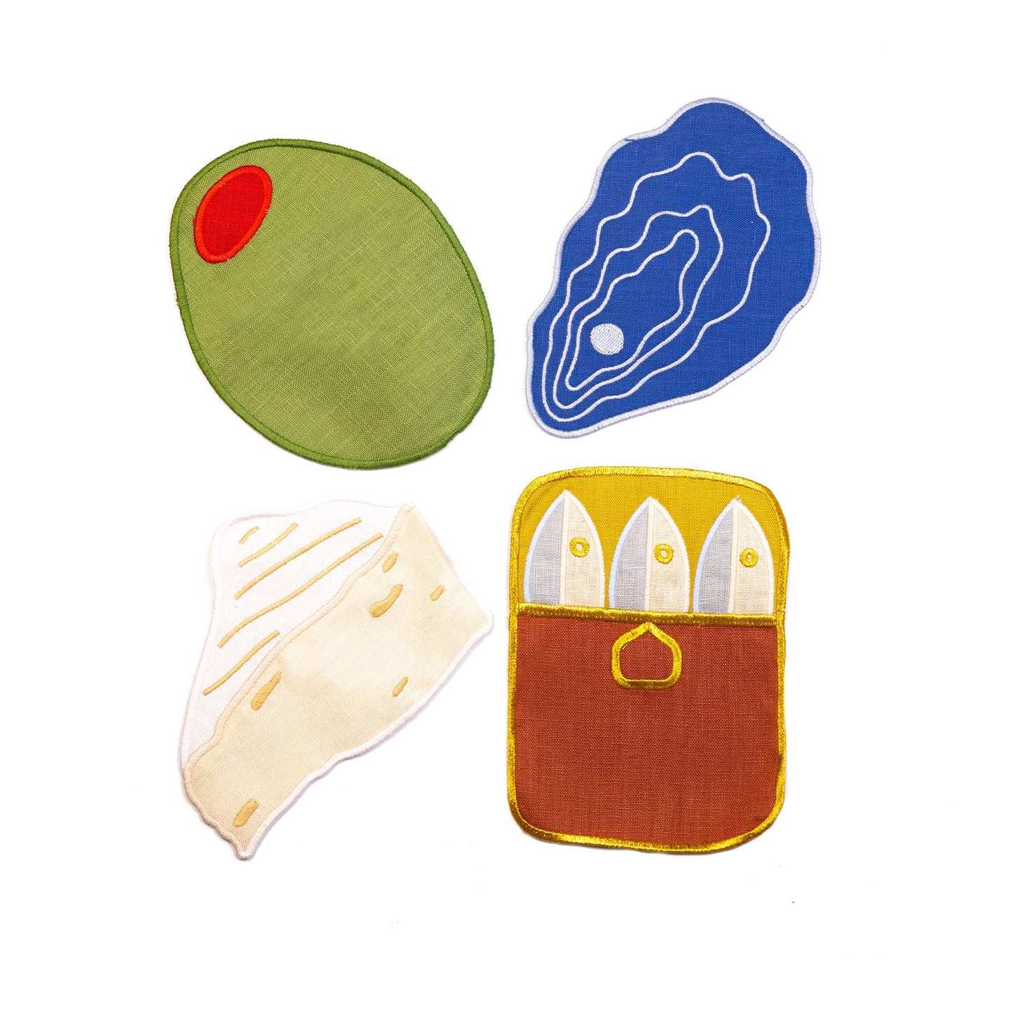 Hors D'Oeuvres Cocktail Napkins | Set of 4