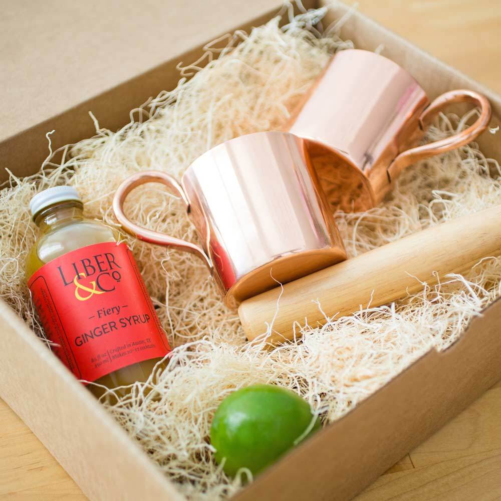 Fiery Moscow Mule Gift Box Gifts for Cocktail Lovers